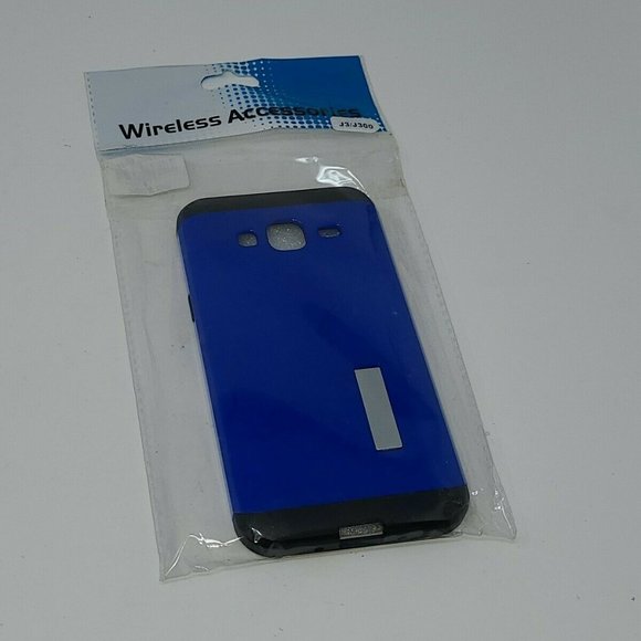 Phone Case Cover Samsung Galaxy J3 Blue - Picture 1 of 2